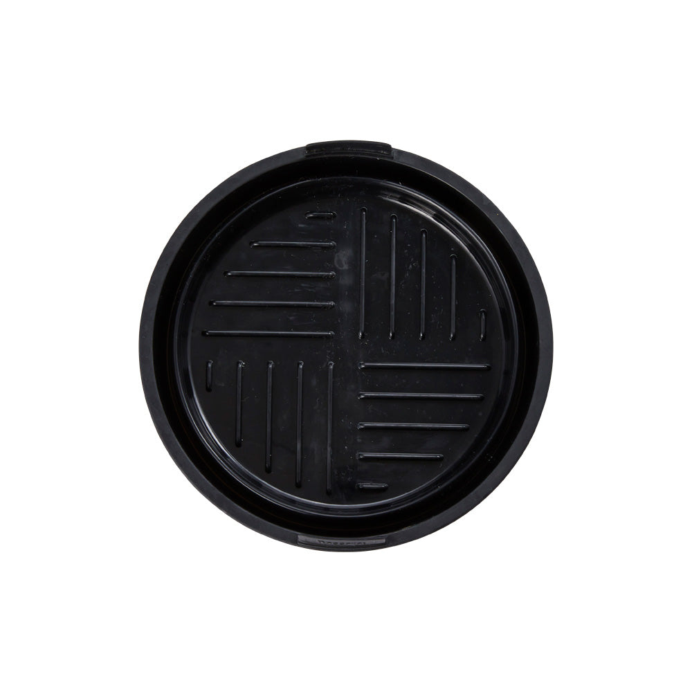 Non-stick black grill pan with ridged surface ideal for home grilling durable kitchenware - Baccarat