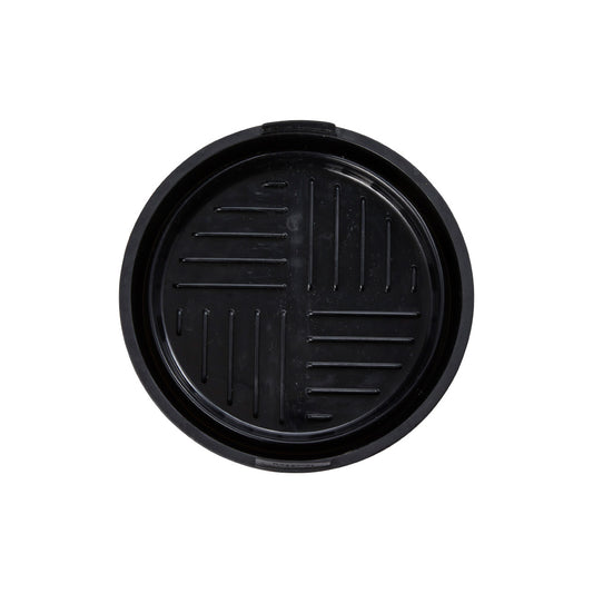 Non-stick black grill pan with ridged surface ideal for home grilling durable kitchenware - Baccarat