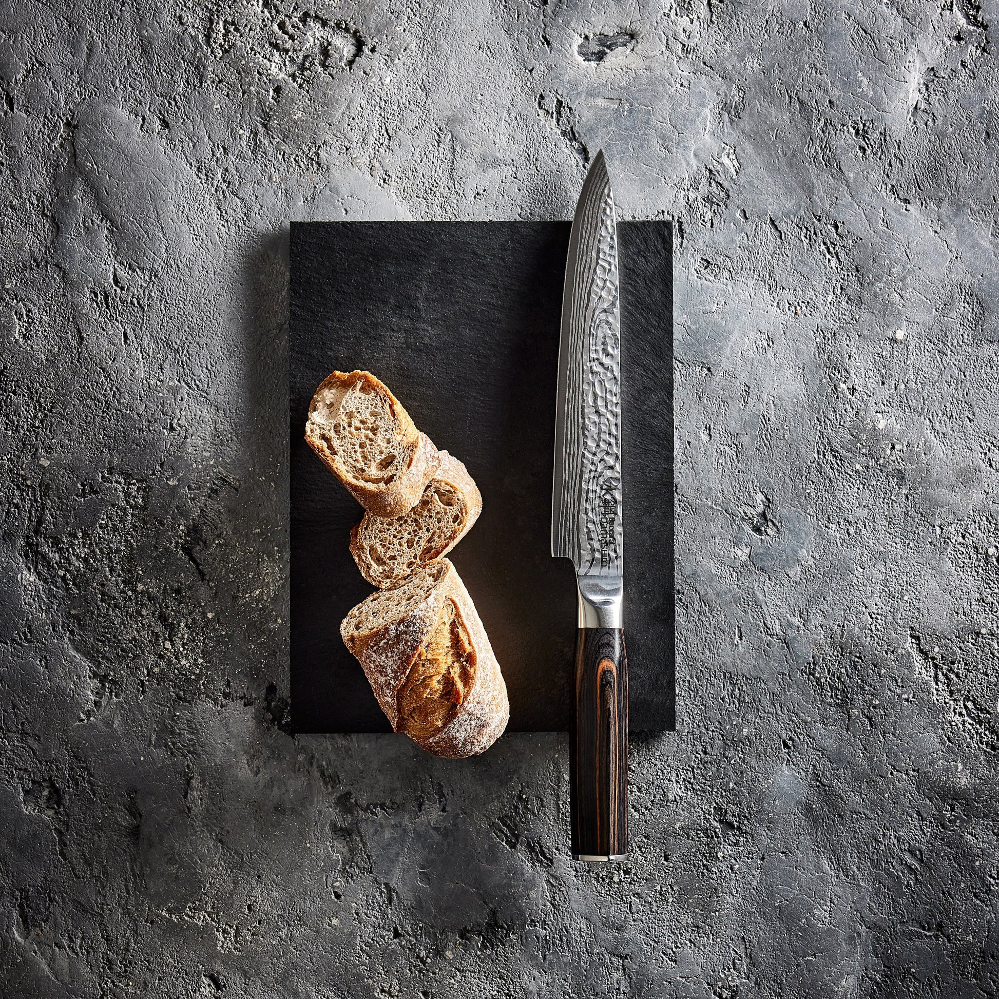 Elegant Baccarat Damashiro Emperor carving knife with  handle and detailed blade design - Baccarat