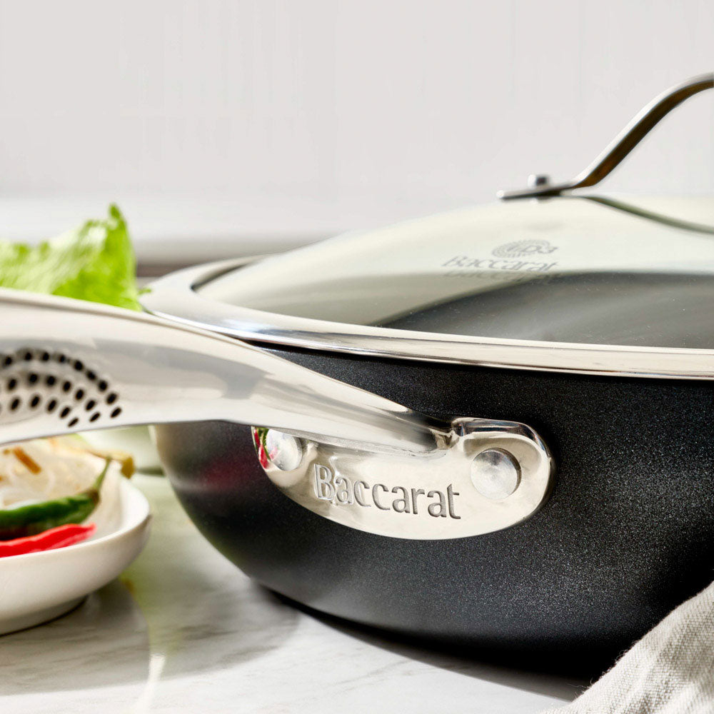 Baccarat iD3 Hard Anodised Saute Pan With Lid 30cm