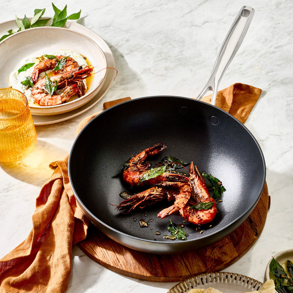 Baccarat iD3 Hard Anodised StirFry Pan 28cm