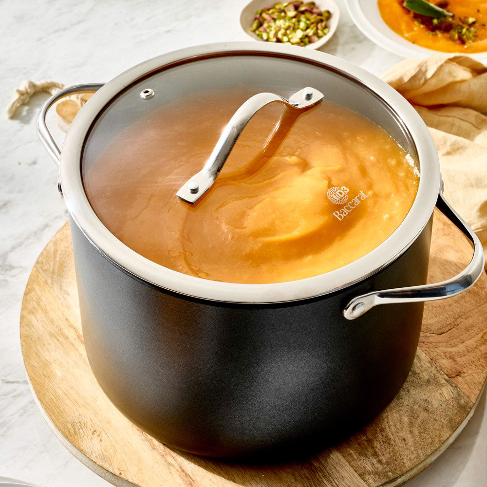 Baccarat iD3 Hard Anodised Stockpot With Lid 24cm