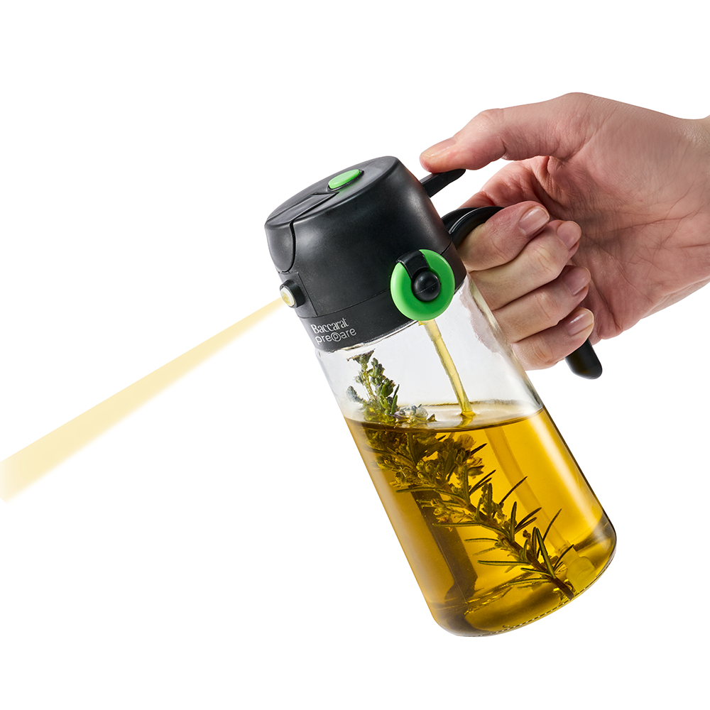 Baccarat Prepare 2 In 1 Oil Bottle Black