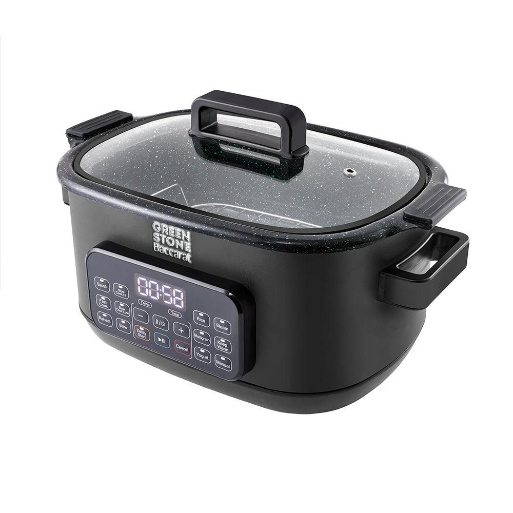 Baccarat GREEN STONE Slow Cooker 6L Black