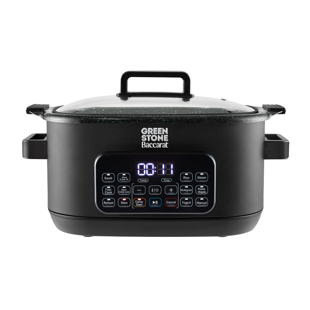 Baccarat GREEN STONE Slow Cooker 6L Black