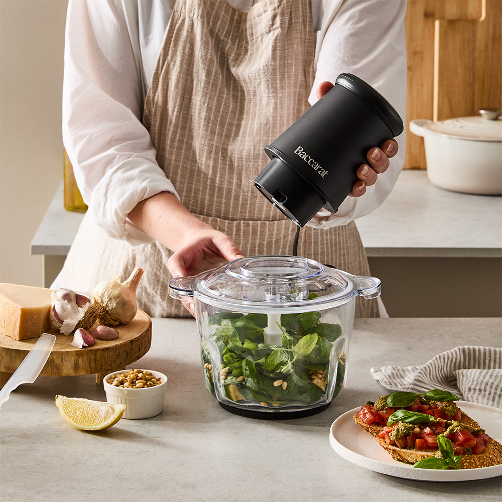 Baccarat Glass Chopper 2L Black
