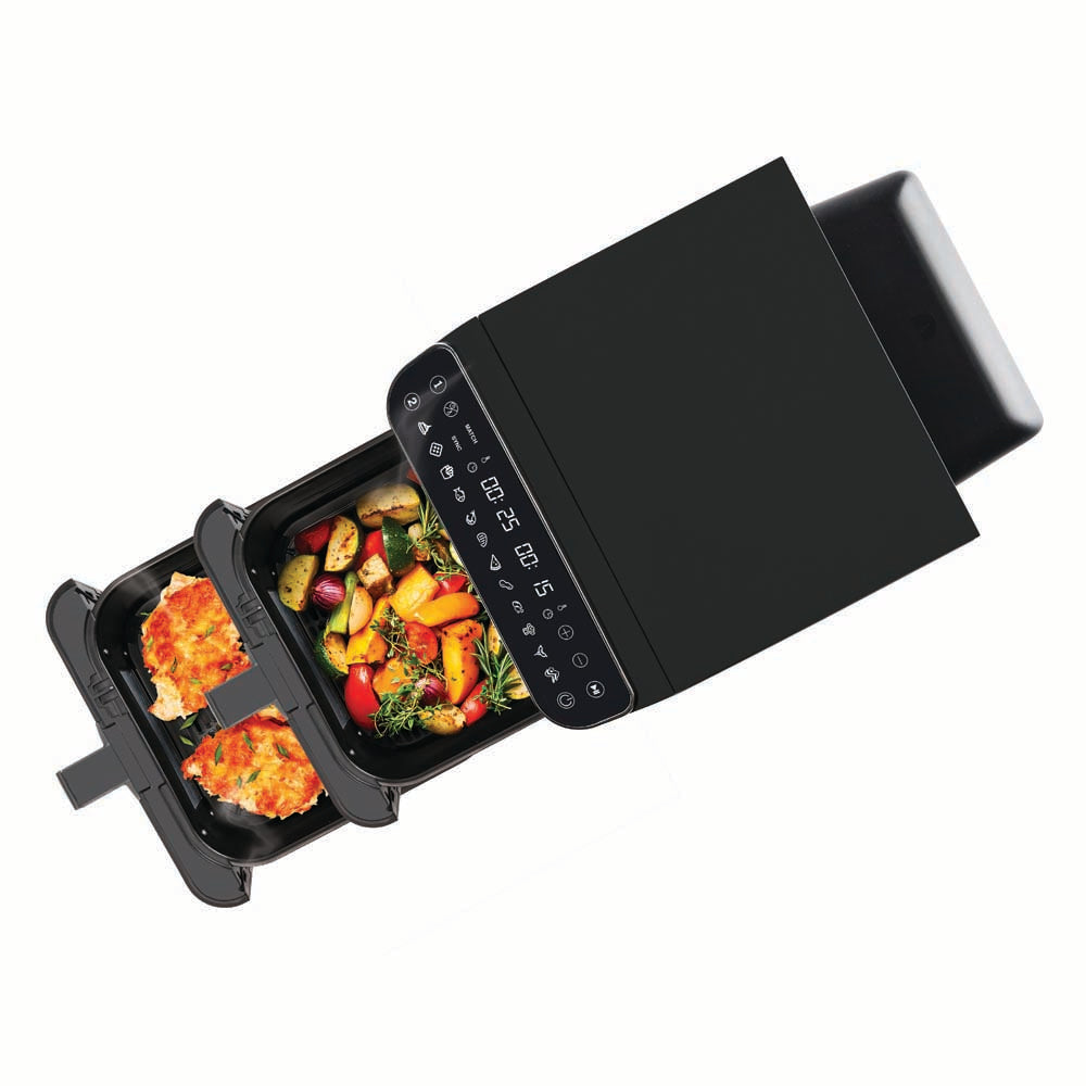 Baccarat 2 Stack Air fryer 11L Black