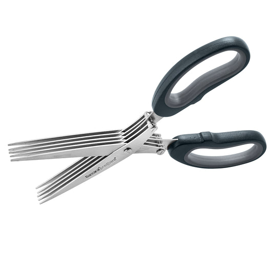 Baccarat Prepare Herb Scissors Stainless Steel on a white background.