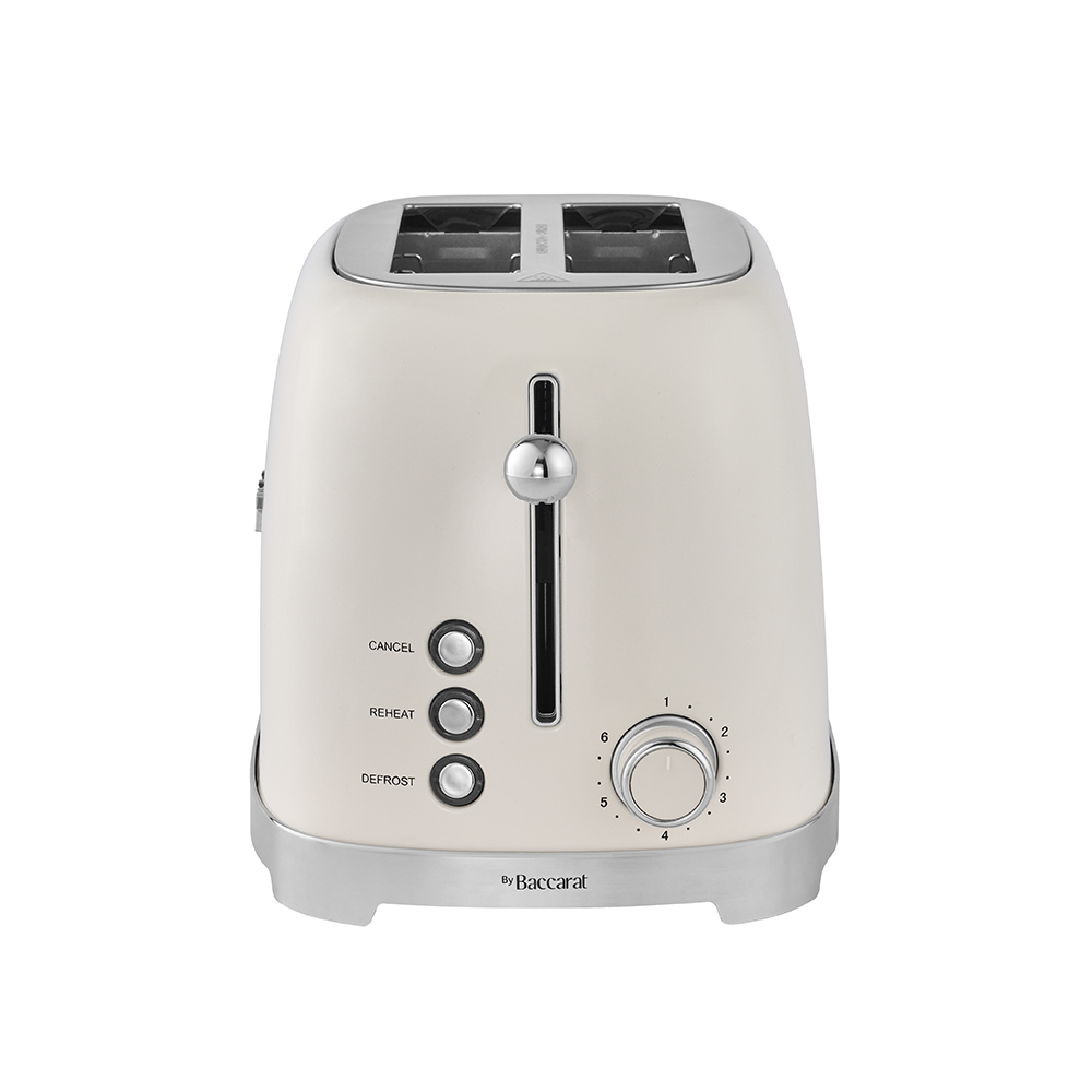 NOOK by Baccarat 2 Slice Toaster Cream