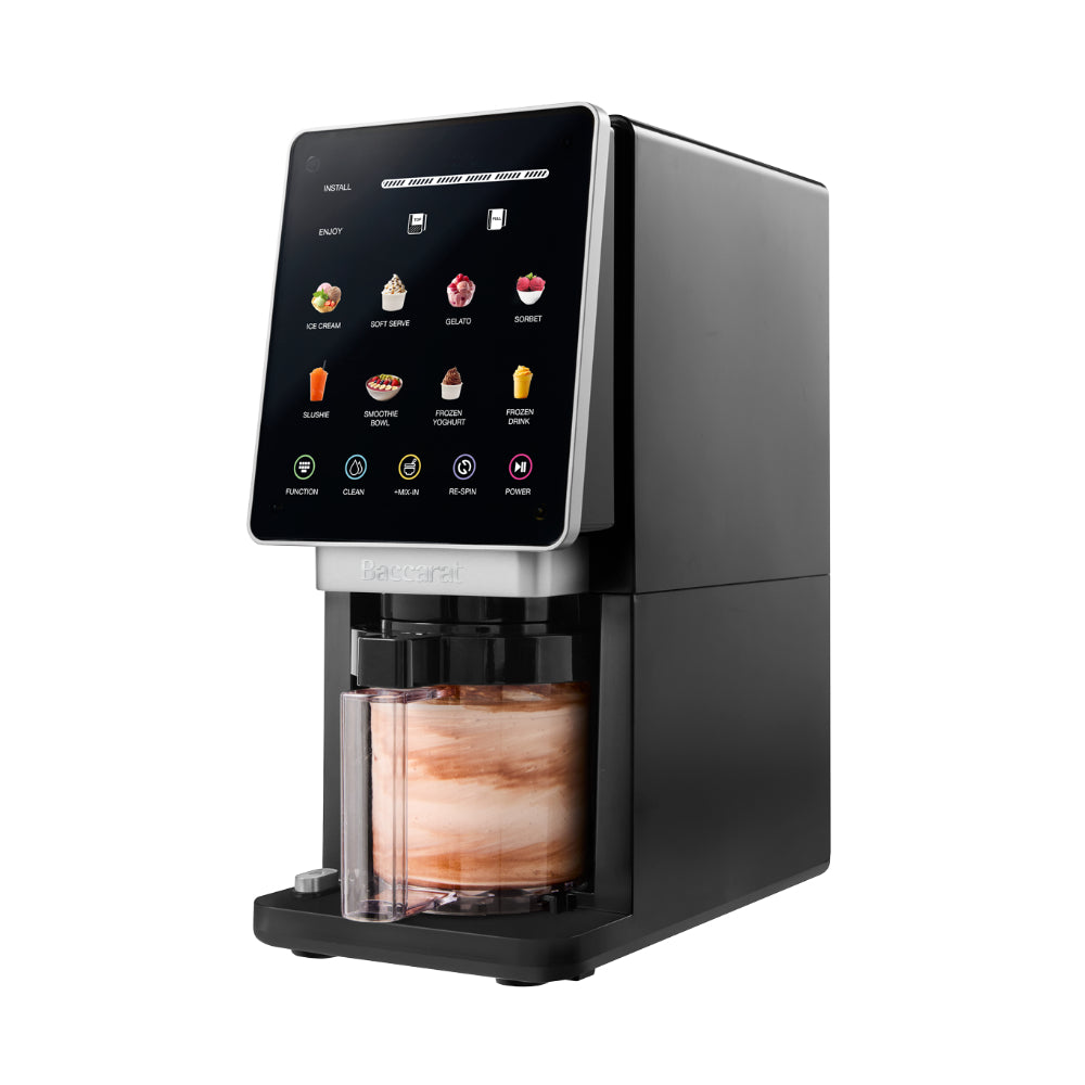 Baccarat The Whip Ice Cream Maker Black