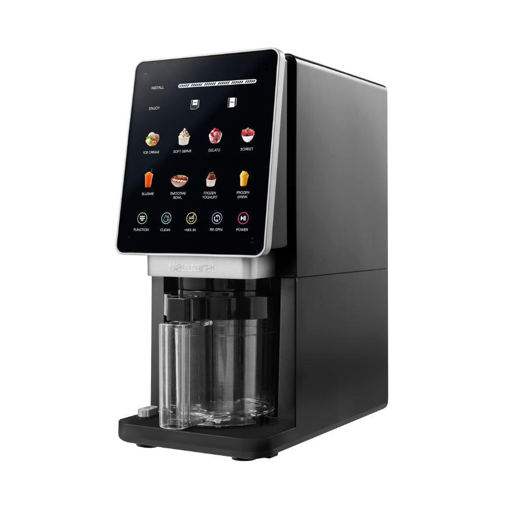 Baccarat The Whip Ice Cream Maker Black