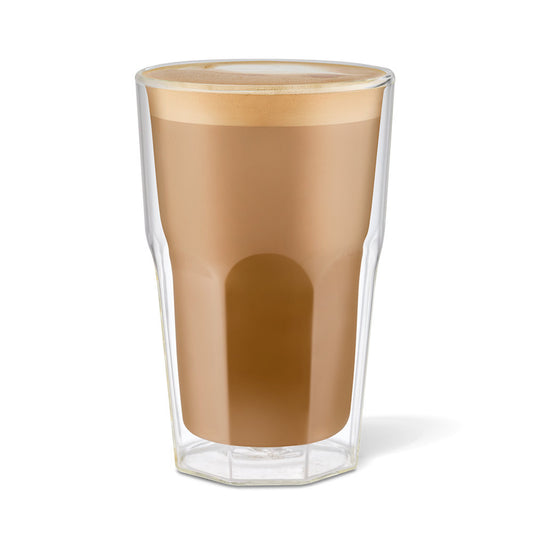 Baccarat Barista Facet Double Wall Glass Medium 345ml Set of 4