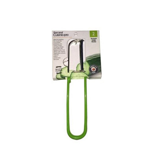 green ergonomic peeler for easy peeling and slicing - Baccarat cuisine pro