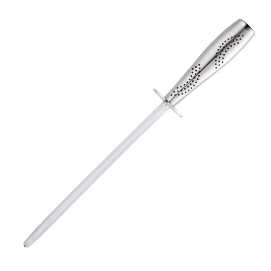 Baccarat id3 sharpening steel 20cm black bold logo with Japanese flag quality steel - Baccarat