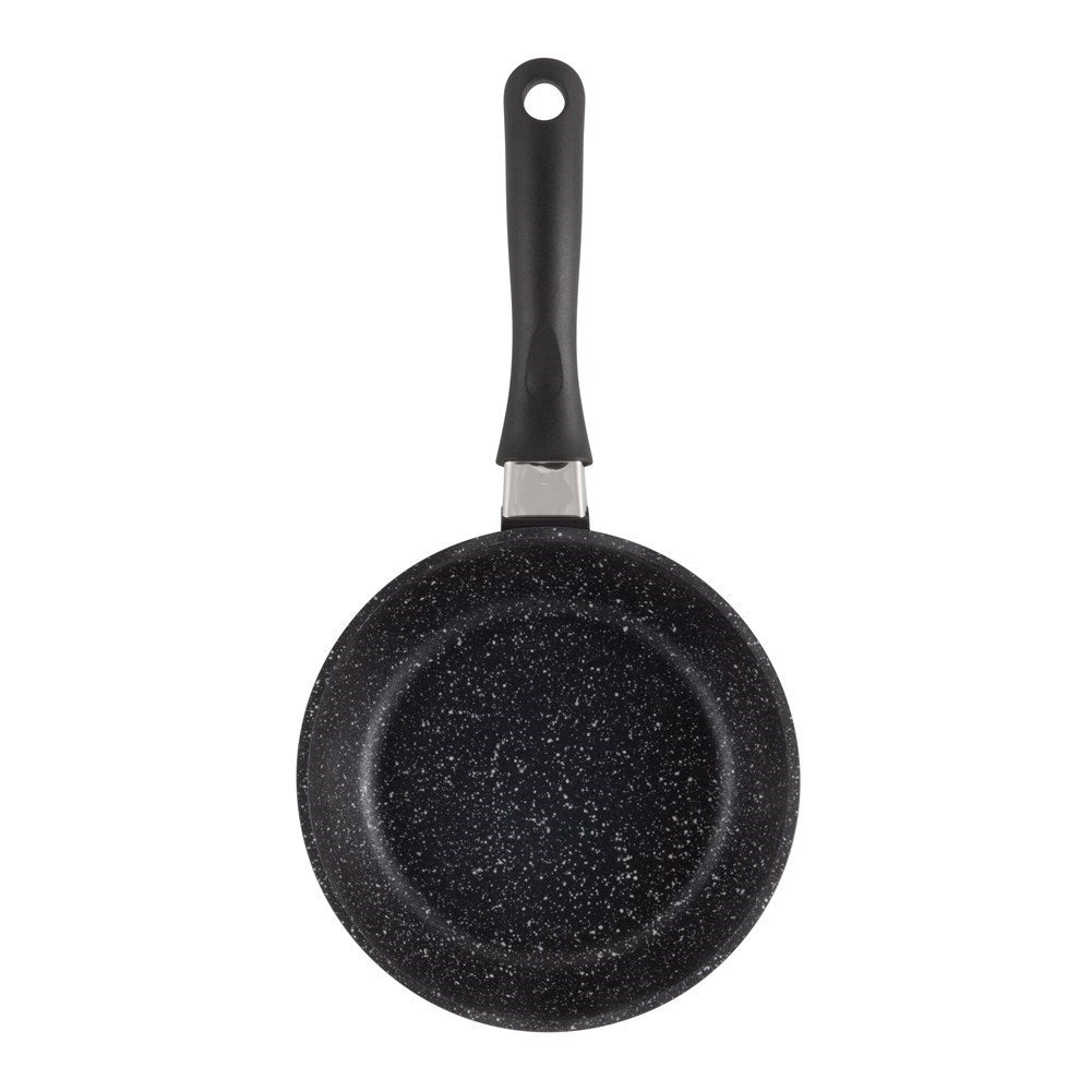 Granite-style frying pan with ergonomic handle and speckled non-stick surface - Baccarat