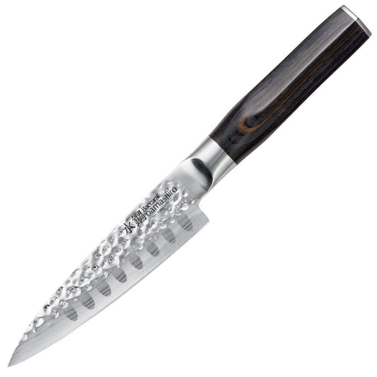 A sleek beautifully crafted carving knife with a fine edge and ergonomic handle - Baccarat Damashiro
