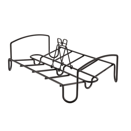 Black metal wire dish rack simple design ideal for small spaces kitchen organizer - Baccarat gourmet