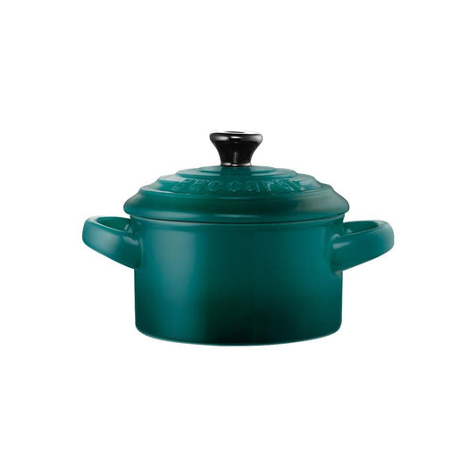  Baccarat Le Connoisseur stoneware mini casserole with lid 160ml teal - Baccarat