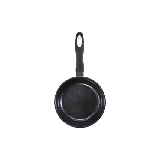 Aerial view of a non-stick frying pan with a black handle kitchen cookware 28cm - Baccarat culinarix