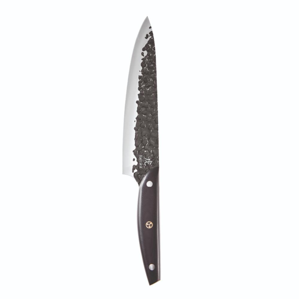 Baccarat KUROI KIBA 7 Piece Knife Block with japanese steel chef knife at Baccarat