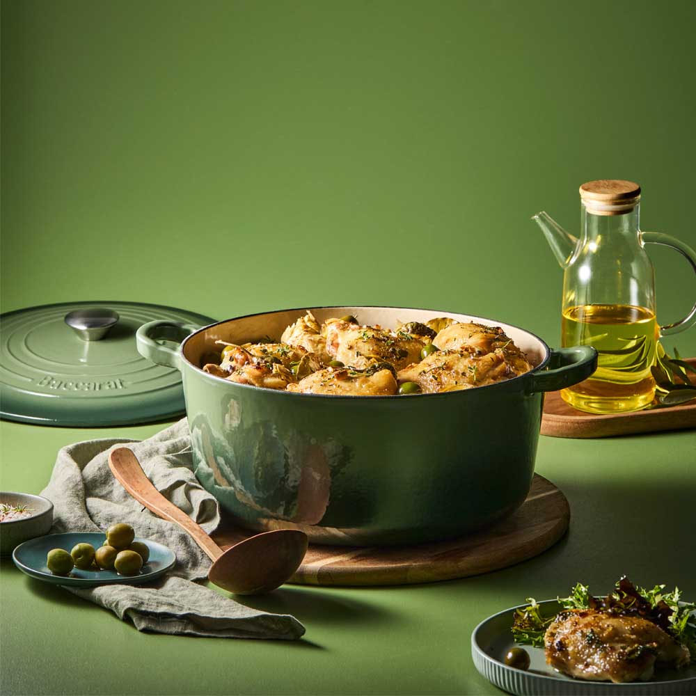 Baccarat Le Connoisseur Cast Iron Round French Oven 29cm 6.3L