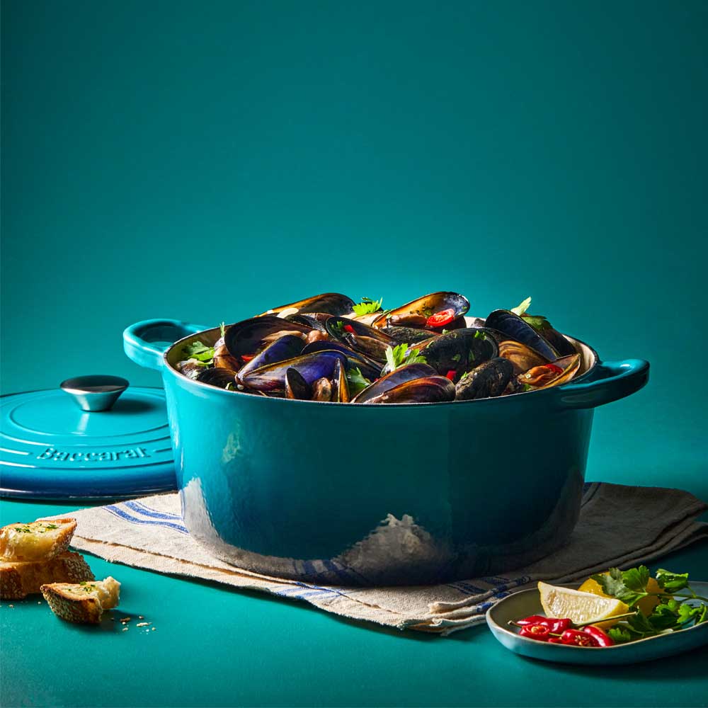 Baccarat Le Connoisseur Cast Iron Round French Oven 29cm 6.3L