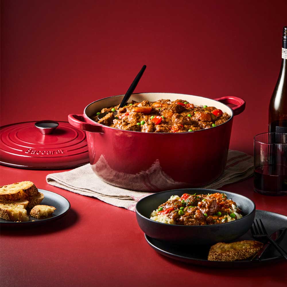 Baccarat Le Connoisseur Cast Iron Round French Oven 29cm 6.3L