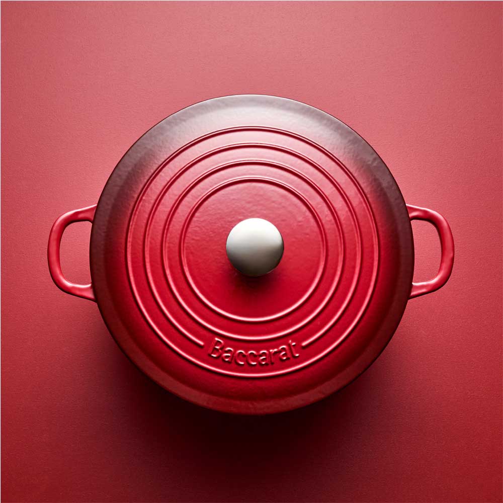 Baccarat Le Connoisseur Cast Iron Round French Oven 29cm 6.3L