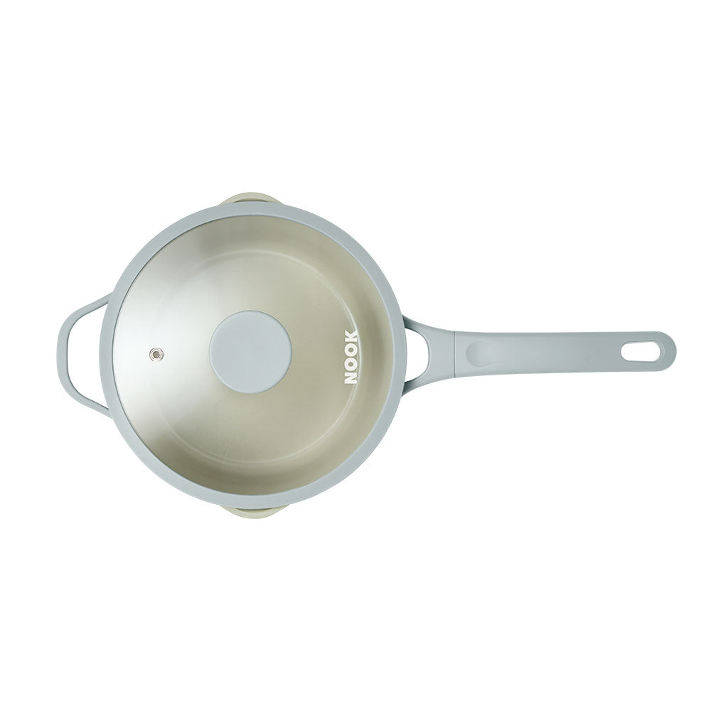 NOOK by Baccarat Saucepan With Lid 20cm Sky