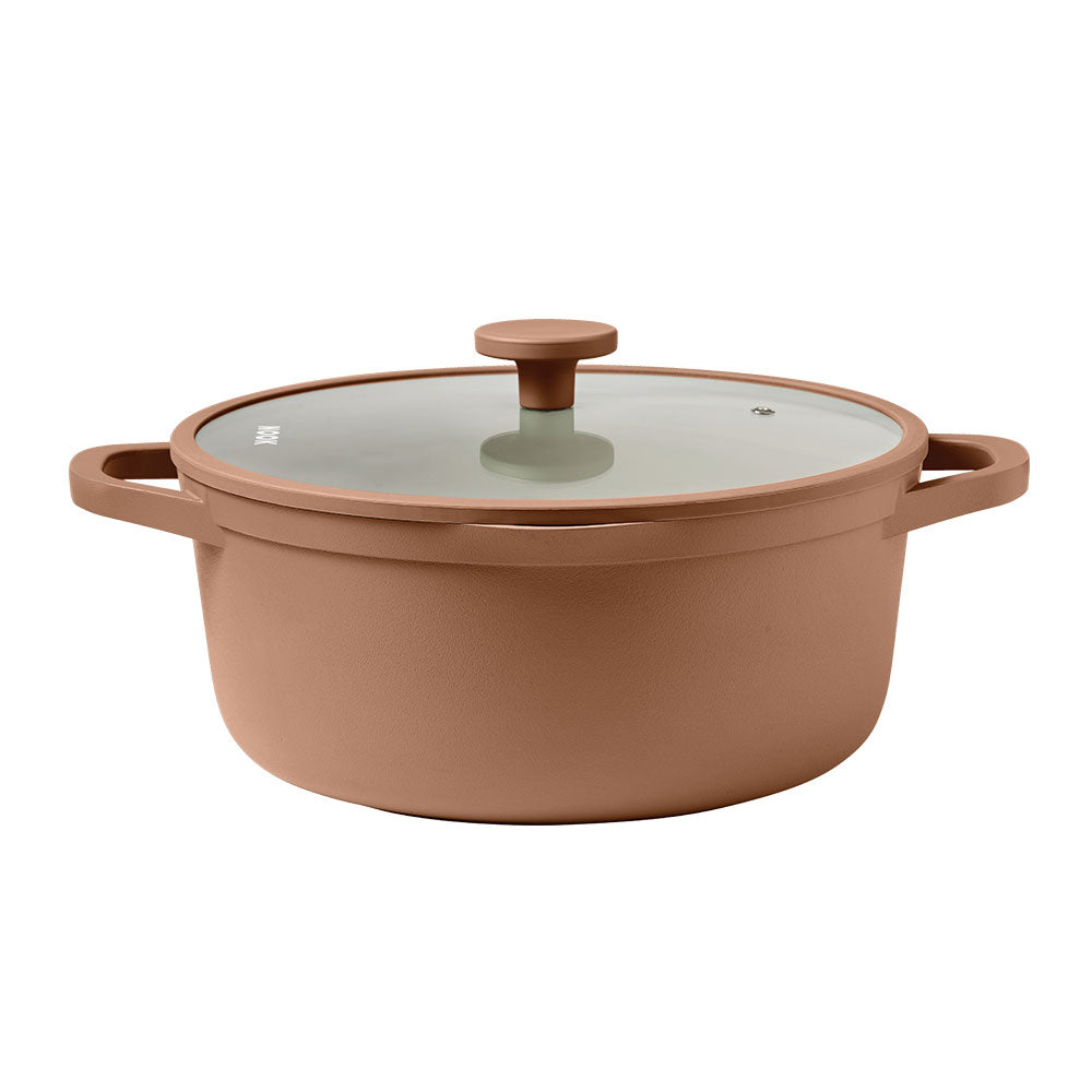 NOOK by Baccarat Casserole With Lid 28cm Terracotta