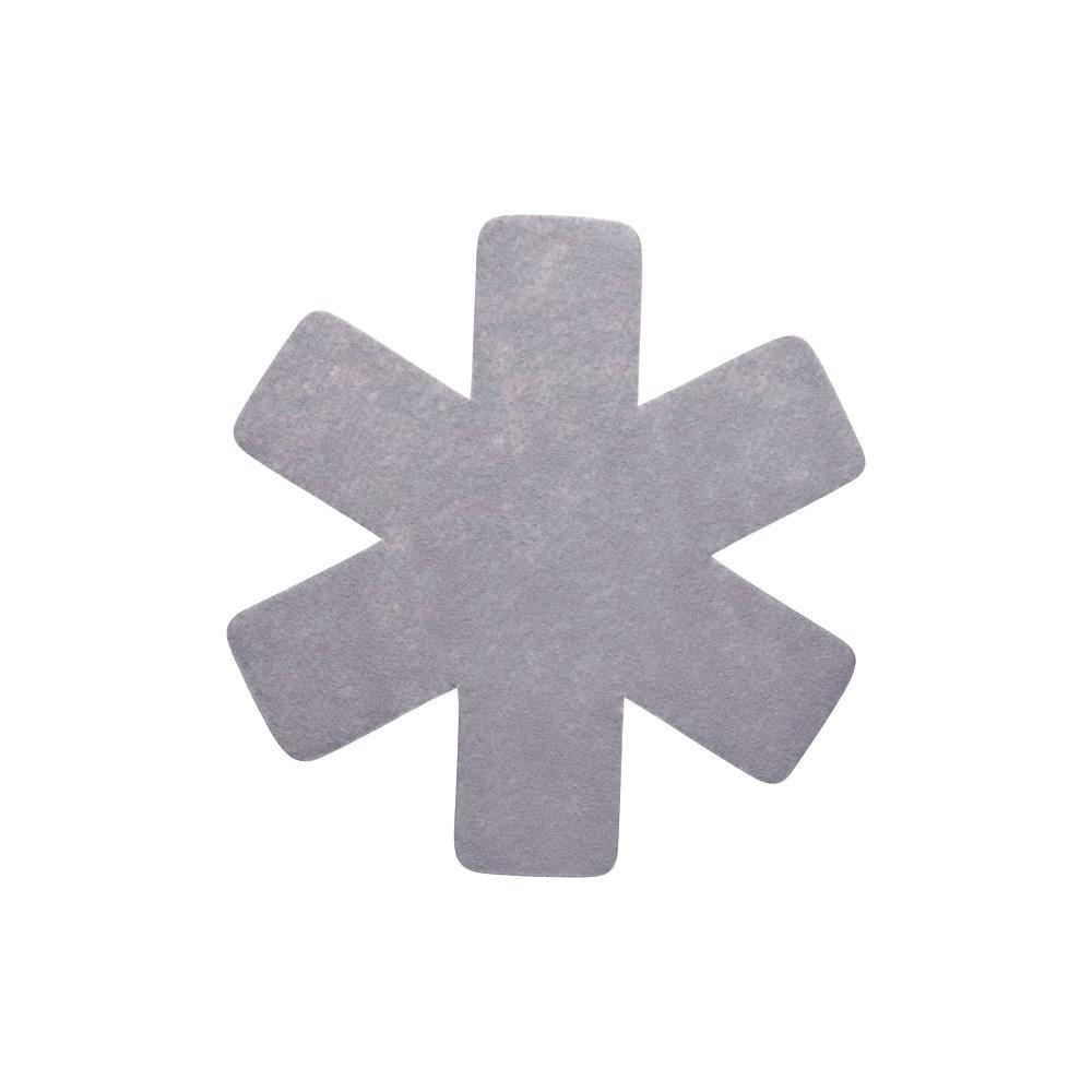 Felt pan pot protector dividers in grey for kitchen organization and protection - Baccarat