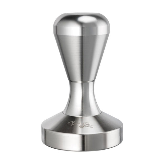 Baccarat artisan knife block on a wooden countertop with jars and a portafilter nearby - Baccarat