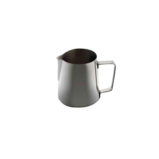 Milk frothing pitcher with a sleek design in silver - Baccarat Barista Brillante 565ml -