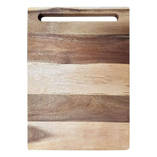 Acacia rectangle chopping board with a smooth surface and sturdy design - Baccarat Butchers Corner