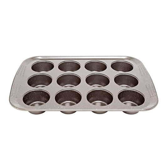 bakeware for 12 cup muffins in granite finish ideal for perfect treats - Baccarat