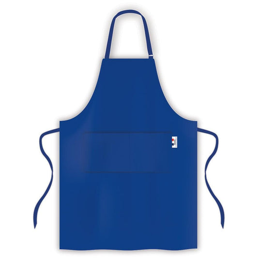 Durable kitchen apron with front pocket and adjustable neck strap blue kitchen apron - Baccarat