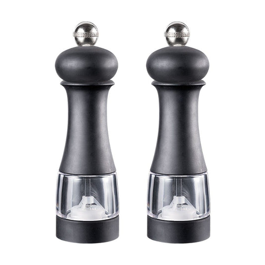 Elegant 18cm salt and pepper mills with transparent design for easy viewing - Baccarat