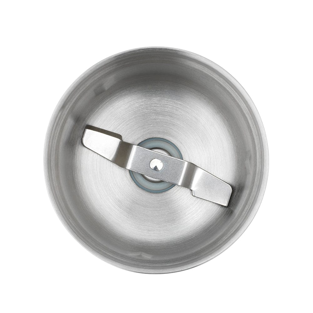 Flavour maker coffee spice grinder in stainless steel with spices on a wooden board - Baccarat