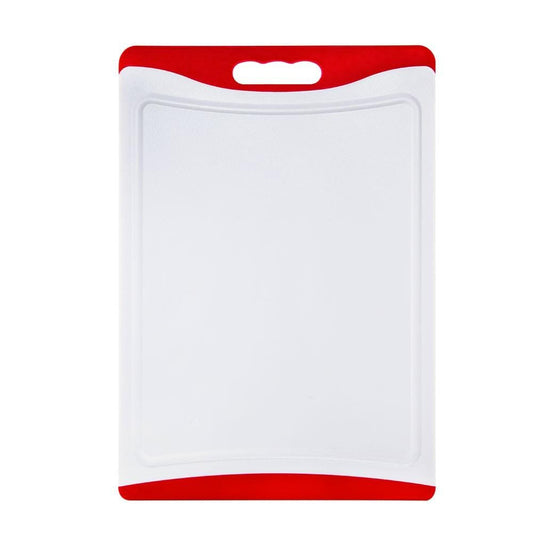 rectangular chopping board with red handle and edges sleek design - Baccarat ultrafresh