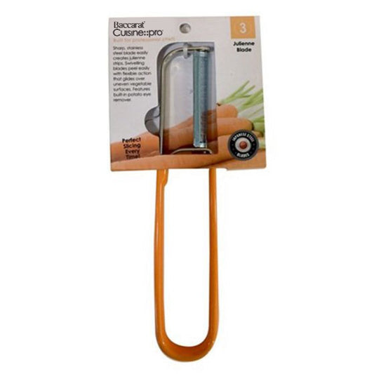 serrated swiveling peeler with ergonomic grip and stainless steel blade - Baccarat cuisine pro
